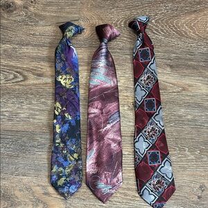 Boy’s Clip-on Tie Set - Multicolor
